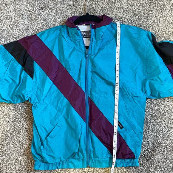 VTG Members Only Unisex Windbreaker Jacket Color Block - Picture 7 of 8